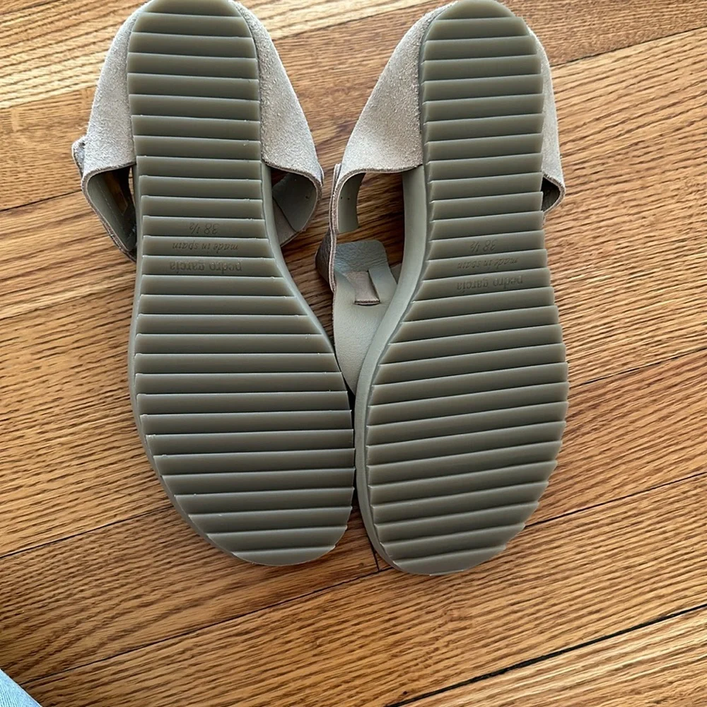 NWT - Pedro Garcia Jacqui Sandal Seasalt/white gold Sz 38.5 - Picture 5 of 8